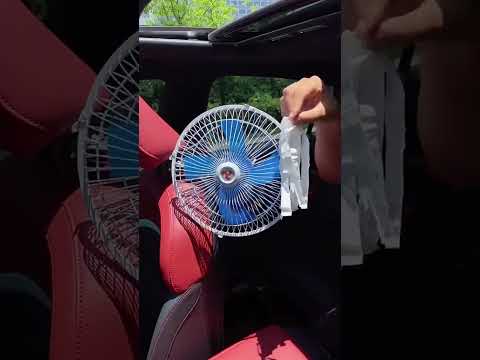 electric fan on car#Product desciption汽車上的電風扇 #goodthing #商品紹介