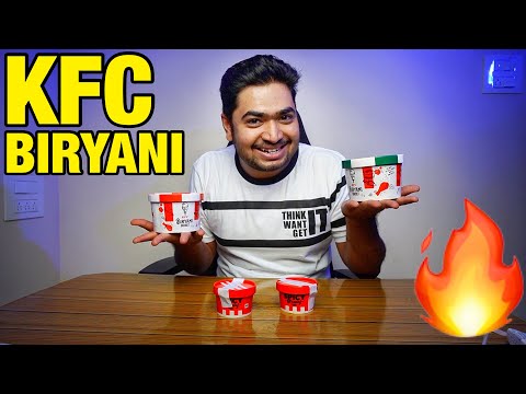 KFC BIRYANI BUCKET 🔥 VEG AND NON VEG | CHICKEN BIRYANI BUCKETS KFC | KANNADA VLOG #KannadaVlog