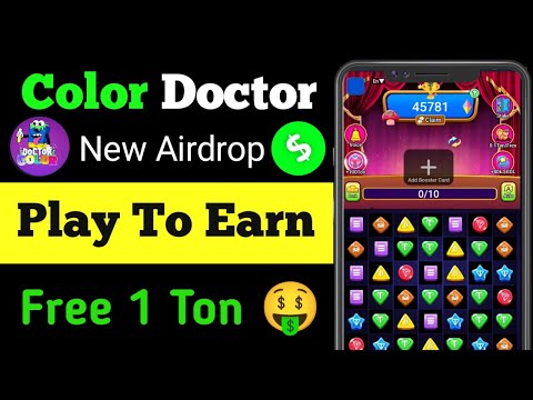 Color Doctor New Telegram Earning Bot | FREE TON Bot | telegram mining bot | color doctor bot