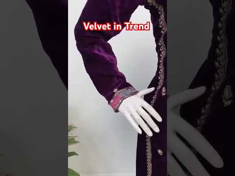 Readytowear Velvet Suit. #Velvet #winterwear #trending #fashion #latest #readytowear #fullystiched