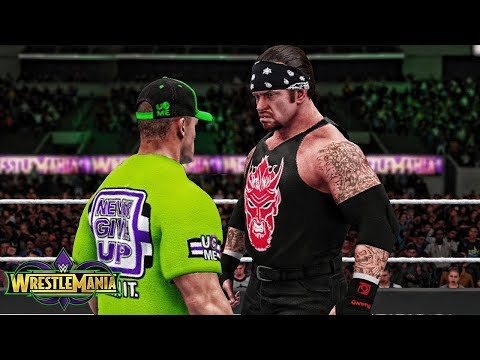 WWE 2K18  Wrestlemania 34 John Cena vs American Badass_Undertaker.