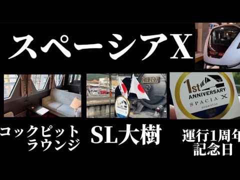 スペーシアX運行開始1周年とSL大樹に乗りました！東武鉄道　東武特急