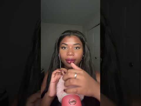 ASMR but im singing …🖐🏾 #fastmouthsounds #asmrtriggers