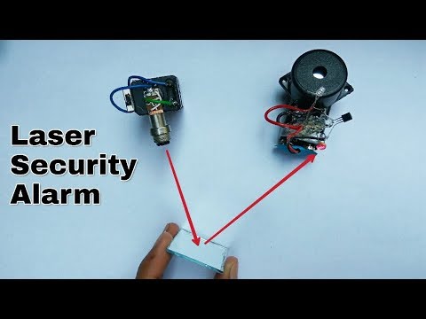 Make laser light security alarm | Science project