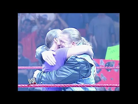 Triple H brings his best friend HBK - RAW 22 July 2002