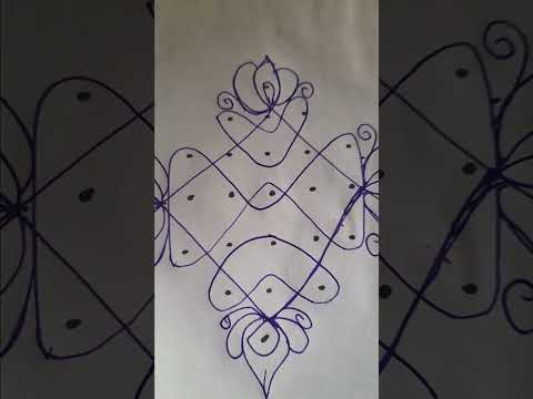 chinna chinna kolam.  Rangoli design #shorts kolam #easy rangoli #rangoli