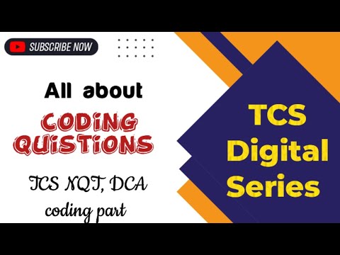 Mission TCS DIGITAL series // All about Coding section in digital packages exams // in Hindi