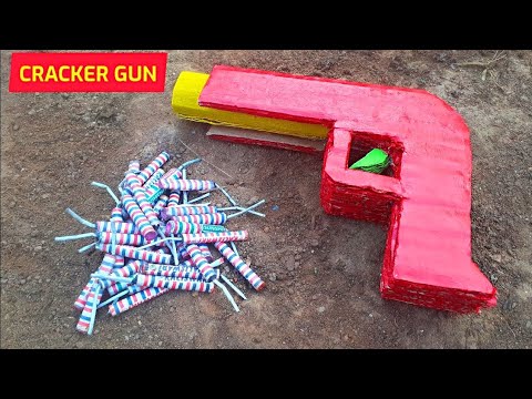 Diwali Cracker Gun 💥 || How To Make Cracker Gun || Cracker Gun || Diwali Gun