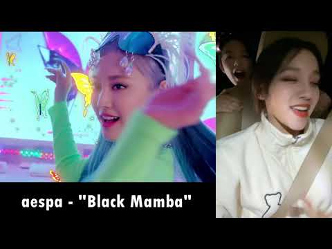 ((G)I-DLE) - ''(aespa)Black Mamba'' MV Reaction