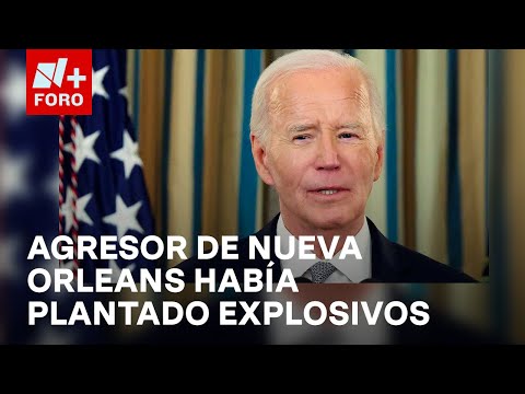 Nueva Orleans: Biden confirma que el agresor tenía un detonador de explosivos