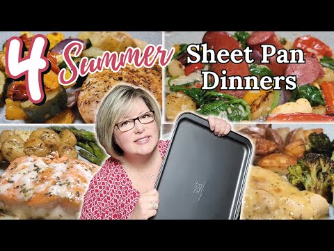 4 Quick and Easy Sheet Pan Dinners That Will Change Your Life! And ALL The  Tips & Tricks You Need!