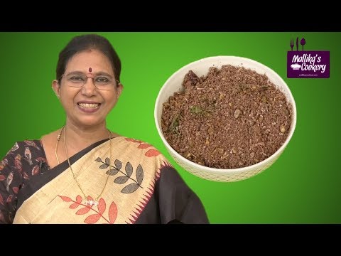 RAGI KARA PUTTU : Mallika Badrinath Recipes | Healthy Millet Dish