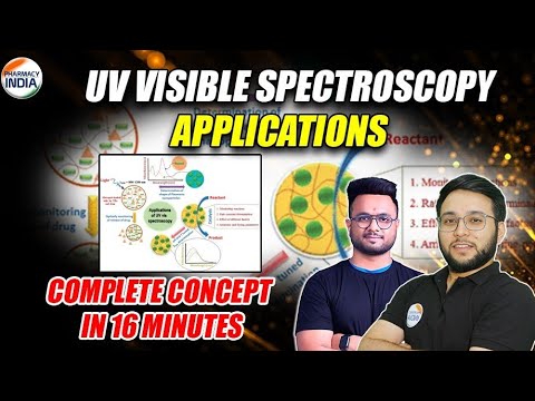 Applications Of  UV Spectroscopy | Pharmaceutical Analysis | Check Complete Lecture