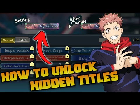 **HIDDEN TITLES** COLLECT THEM ALL!!! | Jujutsu Kaisen Phantom Parade