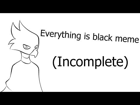 Everything is black 【Incomplete Animation meme - Fumikage Tokoyami