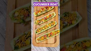 CUCUMBER BOATS 🥒 #viral #shortsvideo #food #recipe #shorts #short #24 #viralvideo