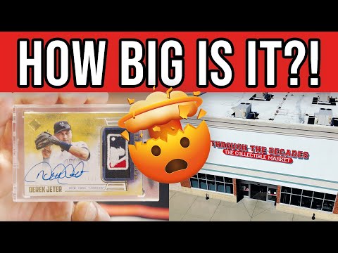 The LARGEST hobby shop in the world with the craziest Derek Jeter Collection | House of Hobby