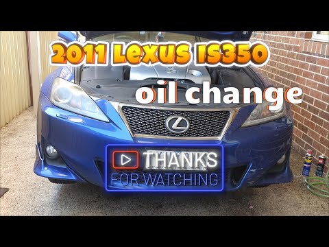 how to do an oil service 2011 lexus is350