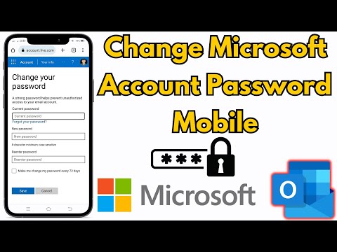 How to Change Microsoft Account Password in Mobile | Change Outlook Password on Android/iPhone