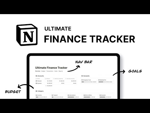 How I Manage My Finances in Notion | 2022 Notion Finance System