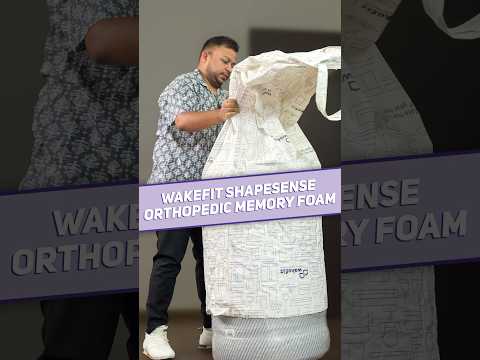 Best Memory Foam Mattress? ft. Wakefit ShapeSense Orthopedic Mattress #shorts #mattress #memoryfoam