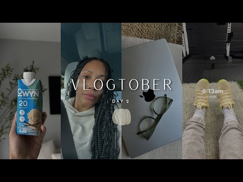 Vlogtober Day 2 🍂: spend the day with me, 6am workout, & more  | Faceovermatter