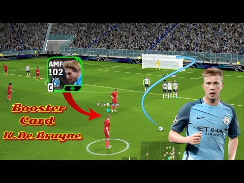 102 Booster Card K.De Bruyne|Review?|efootball 2024|#efootball #pes #viral #gaming