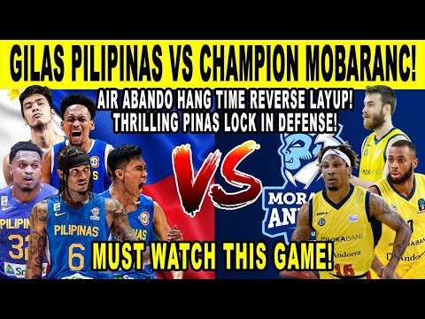 GILAS PILIPINAS vs EUROPE MORABANC - Kakaibang depensa ang ginawa ng Pinas! FIBA Qualifiers 2k