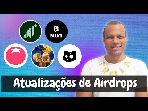 NOTICIAIS IMPORTANTES DE AIRDROPS: TOMARKET,  BLUM, GRASS, BATTLE BULLS, CATS