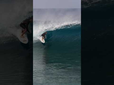 Tosh Tudor at Pipeline #surf #hawaii #drone