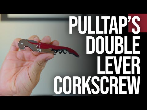 Pulltex Waiter Double Lever Corkscrew + La Cuvee Mythique Wine