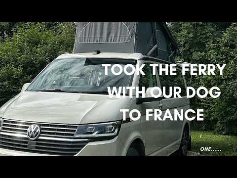 P&O Ferry to France with Our Dog in Pyppa our VW California Ocean Campervan