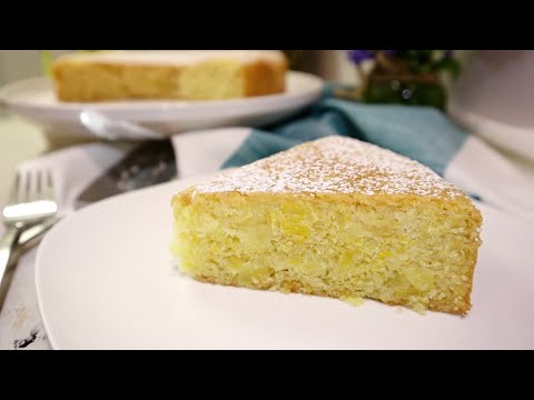 Soft and Moist Eggless Pineapple Cake Recipe