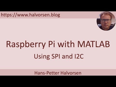 Raspberry Pi with MATLAB using SPI and I2C