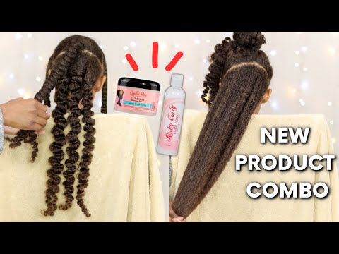 Testing A New Product Combo On My Daughters Natural Hair | Hydration & Moisture Routine