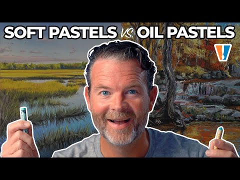 Oil Pastels vs Soft Pastels - Showdown