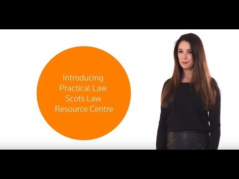 Scots Law Resources on Practical Law: Jillian's Story