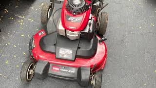 Toro timemaster 30” with Honda GCV190 motor