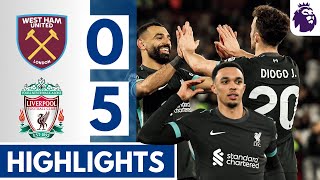 🔴West Ham vs Liverpool (0-5) All GOALS & HIGHLIGHTS || Salah, Trent, Diaz, Gakpo & Jota GOALS!