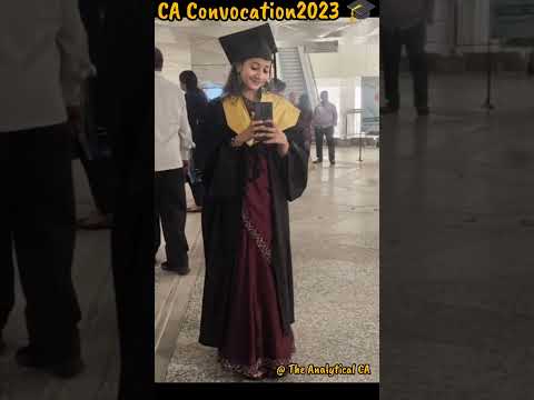 CA Convocation2023🎓 | CA Soni💫 #Camotivation #convocation2023