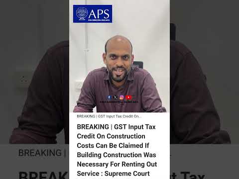 ബിൽഡിംഗ് മെറ്റീരിയലിന് INPUT TAX CREDIT കിട്ടും🚀🚀