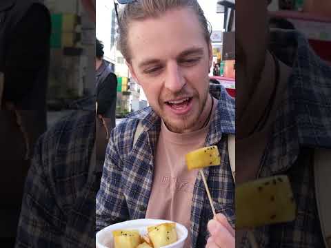 Breakfast At A Korean Street Market in Busan