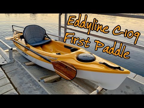 Eddyline Caribbean 109 First Paddle/ Sunset Paddle Challenge