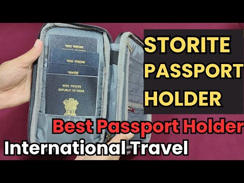 STORITE Passport HOLDER 🛂| Passport Holders To Make Flying Easy ✅ | International Travel ✈️