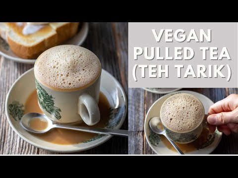 Vegan Teh Tarik - Pulled tea