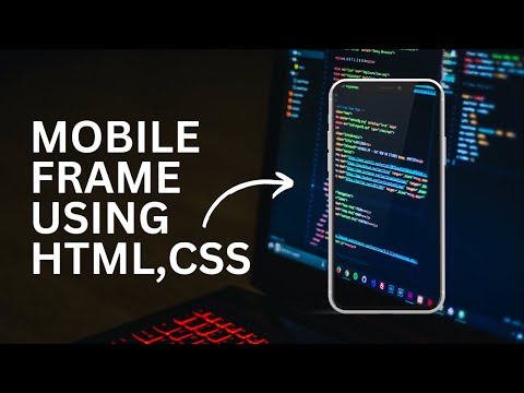 Mobile Frame Using HTML & CSS #css #html