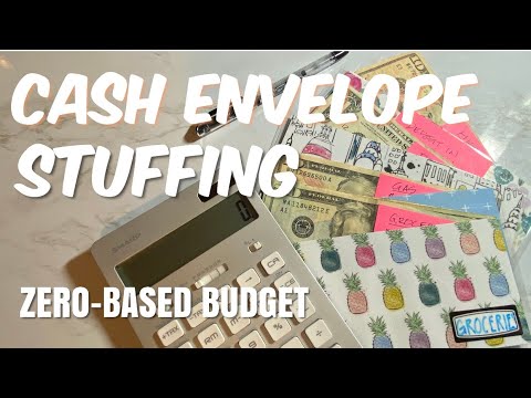 CASH ENVELOPE STUFFING - ZERO BASED BUDGET / PAYCHECK | DAVE RAMSEY INSPIRED SYSTEM