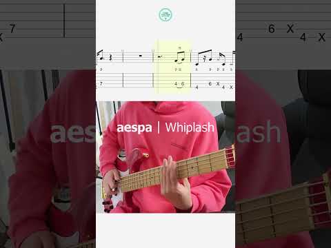 베이스 슬랩버전│aespa - Whiplash│BASS TAB