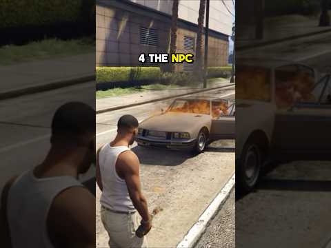 How the drivers reacts when you throw them a molotov🔥#shorts #gta #grandthefauto #gaming #videogame