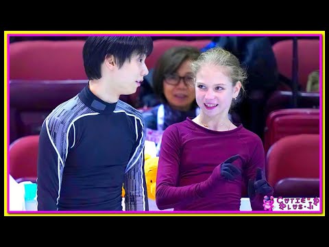 トゥルソワ（Alexandra Trusova）と 羽生結弦選手　4回転トウループ　同時ジャンプ